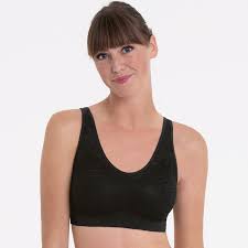 Care Essential Lace Mastectomy Bralette - Black