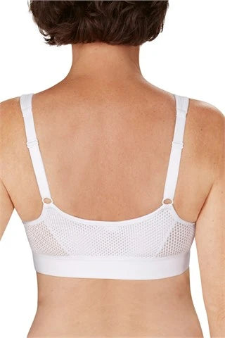 Ester Front Closure Post Surgical Mastectomy Bra - White