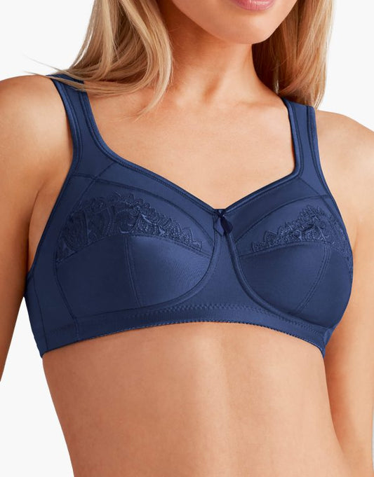 Isadora Soft Cup Mastectomy Bra - Dark Blue