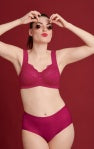 Orely Mastectomy Bra - Cherry Red