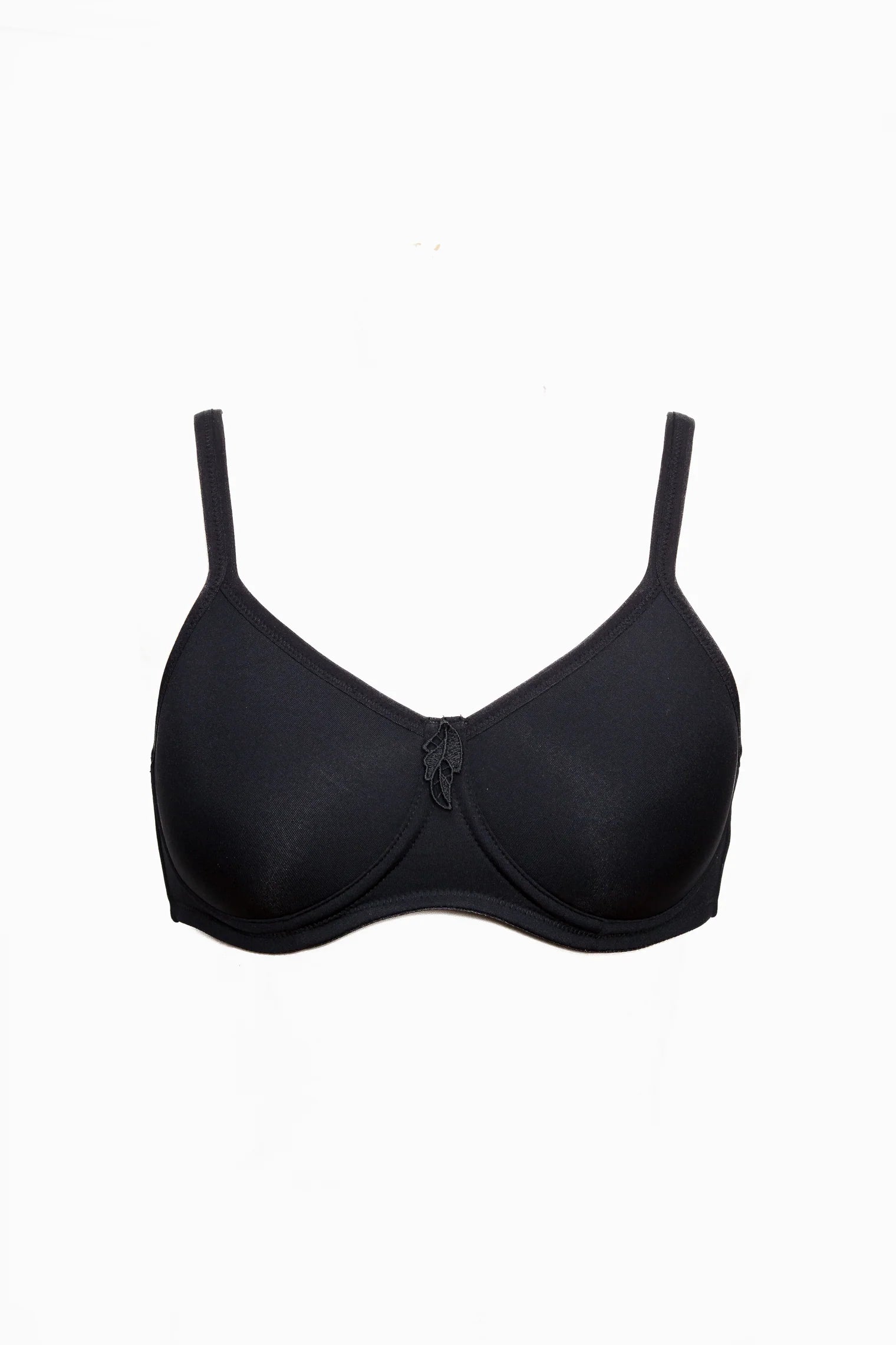 Lara - Molded Cup Bra - Black Masectomy Bra by Amoena Wire Free – Pink  Ribbon Boutique