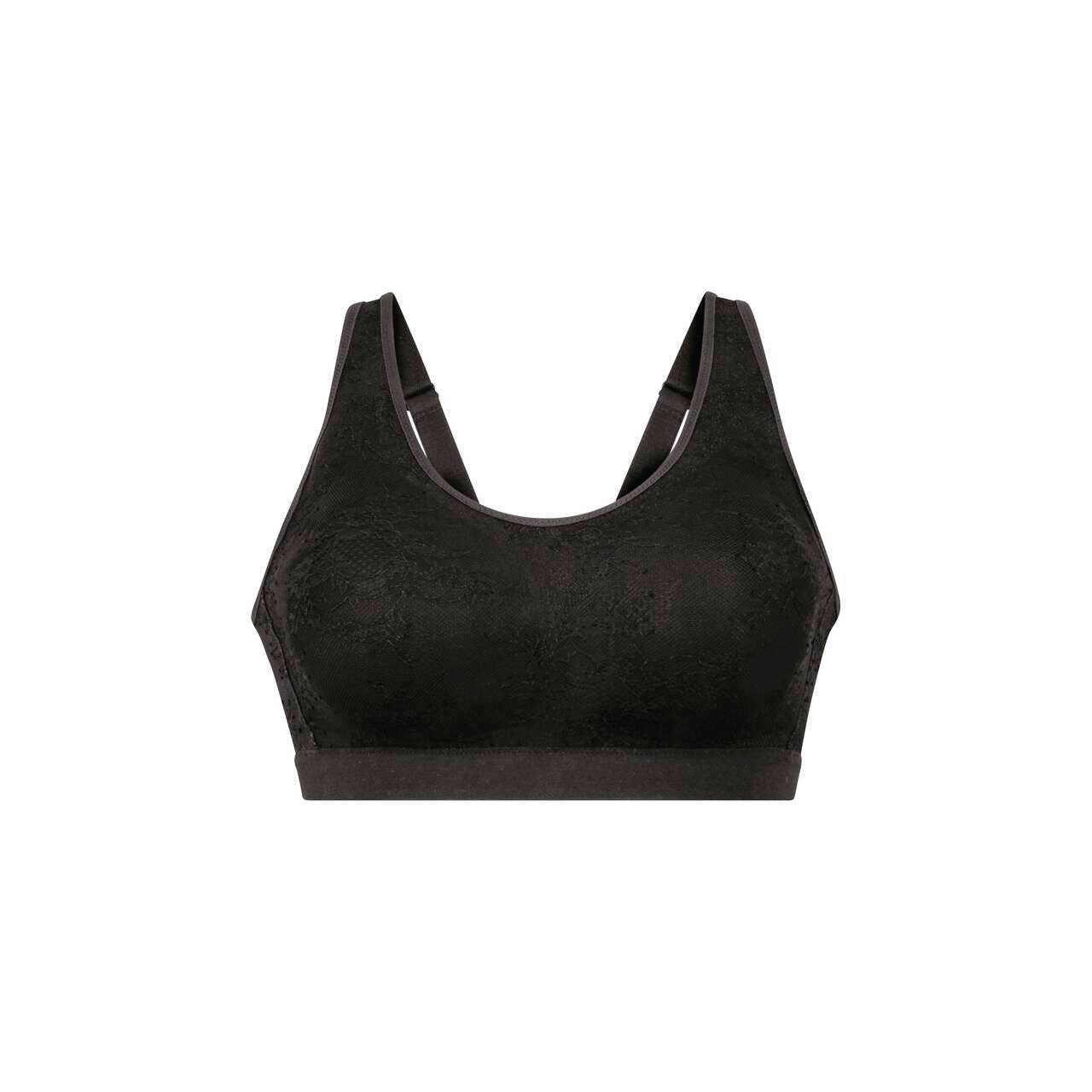 Care Essential Lace Mastectomy Bralette - Black