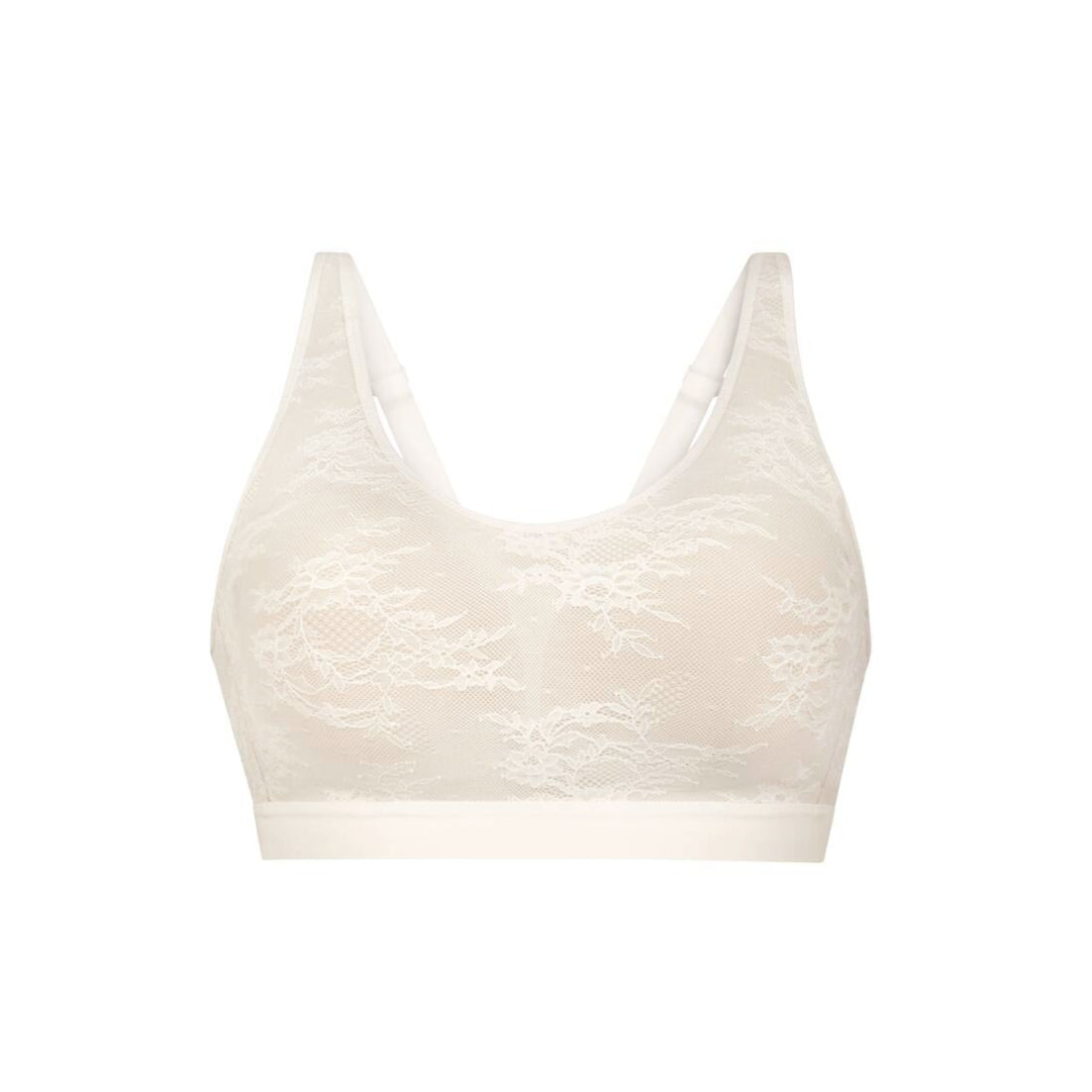 Care Essential Lace Mastectomy Bralette - Crystal/Nude