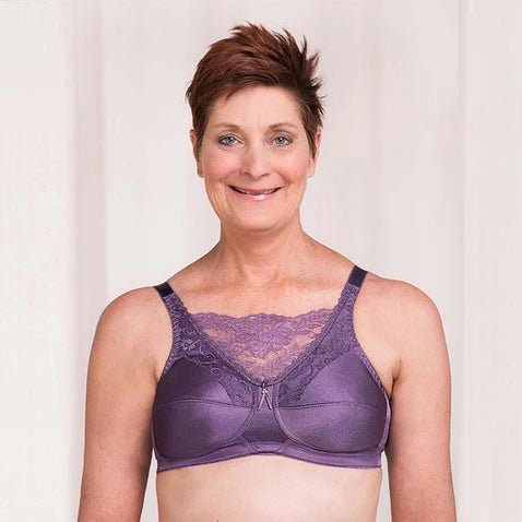 Jessica Camisole Mastectomy Bra - Amethyst