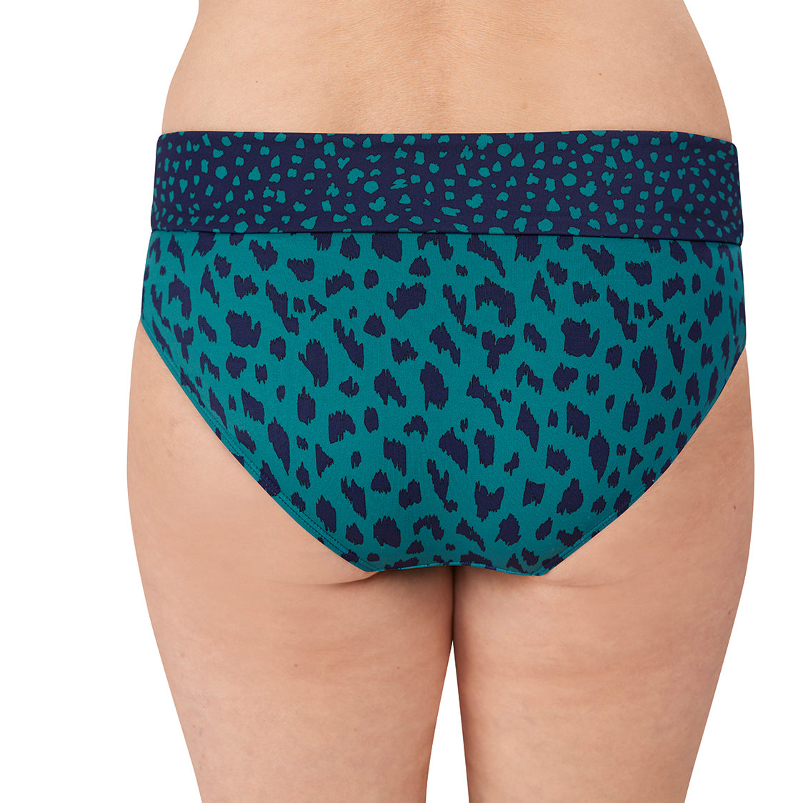 Manila High Waisted Swim Bottom - Teal